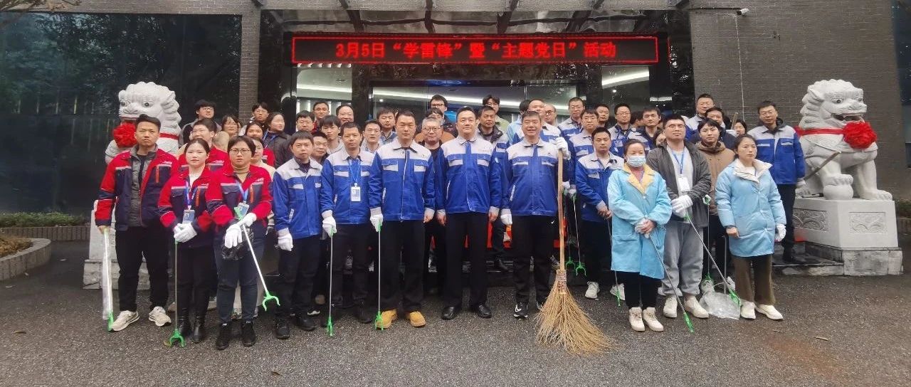 党建引领学雷锋，“锋”火相传践行动——公司党支部主题党日活动